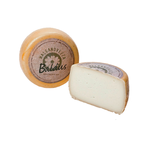 Formaggio vaccino Baldus metà forma 1 kg - La Casara Roncolato