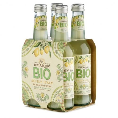 Limonata BIO con Limoni di Siracusa IGP 275ml Box da 4 Bottiglie - Tomarchio