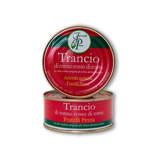 Tonno Rosso di Corsa in Olio EVO Denocciolato di Bosana 160g - Fratelli Pinna