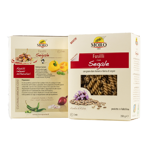 Fusilli di segale 350g - Moro Pasta